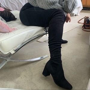 Suede Steve Madden Over The Knee Boots